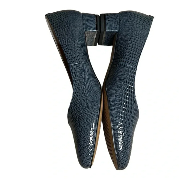 J.Renee BAMBALINA  ,women shoes ,animal print, blue,black,1” heel,NIB,career - Picture 10 of 14